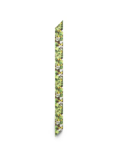 Fular Marni de mătase cu model floral verde