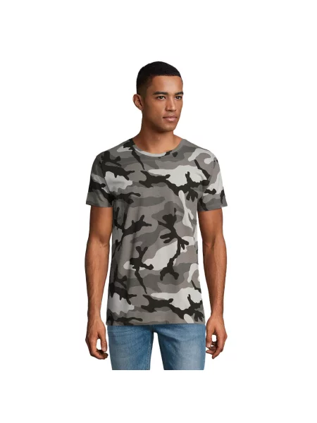 Koszulka Camo szara