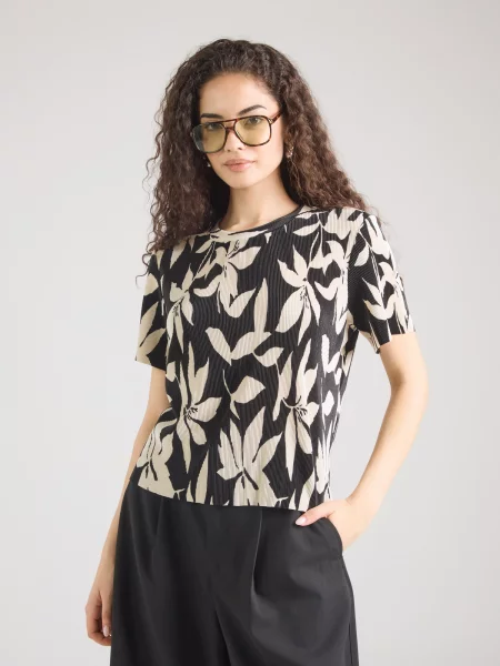 S.Oliver Tricou ecru negru