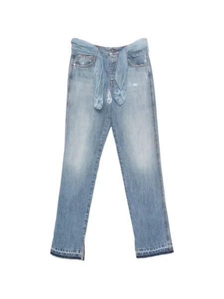 Blugi Ermanno Scervino din dantelă albastru