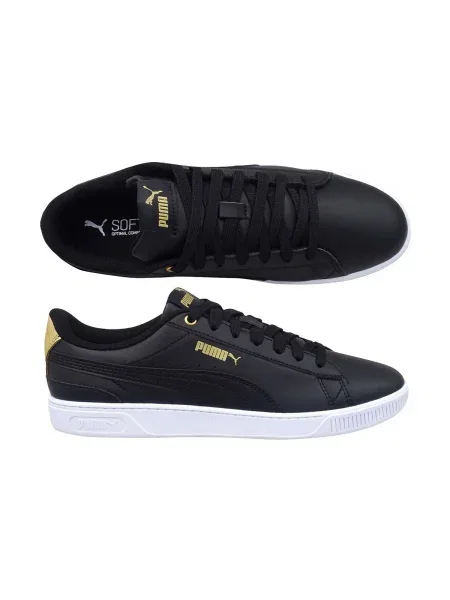 Viseltes hatású félcipő Puma fekete