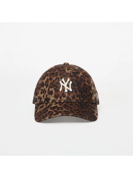 Шапка с козирки New Era с леопардов принт