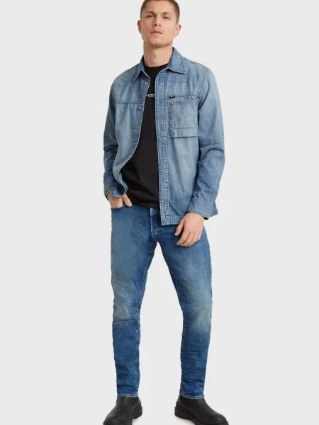 Завужені прямі джинси G-star Raw сині