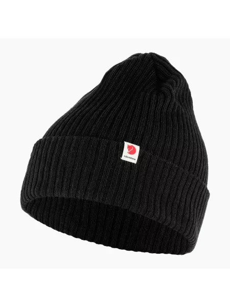Fjällräven Rib Hat зимна шапка black черно