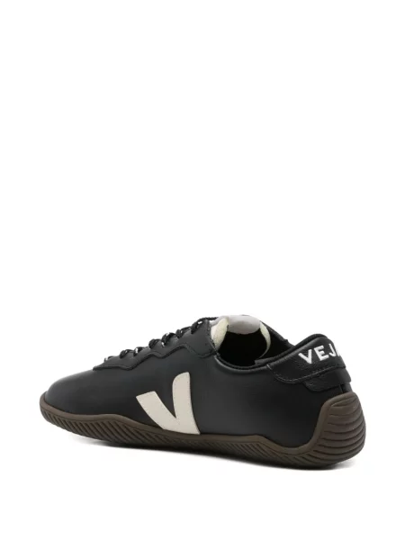 Sneakerși Veja cu autograf negru