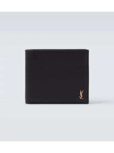 Portofel Saint Laurent din piele albastru
