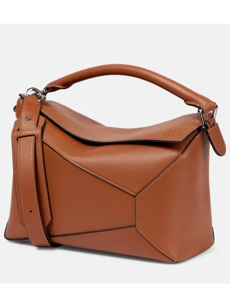 Top Loewe din piele maro