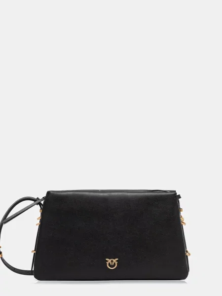 Geanta de piele Pinko din piele negru
