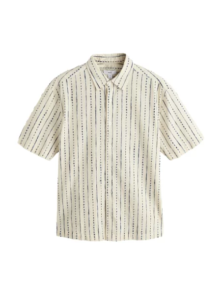 Next Cămașă fildeş negru