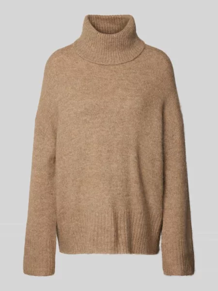 Sweter z dzianiny o kroju oversized z golfem Gina Tricot