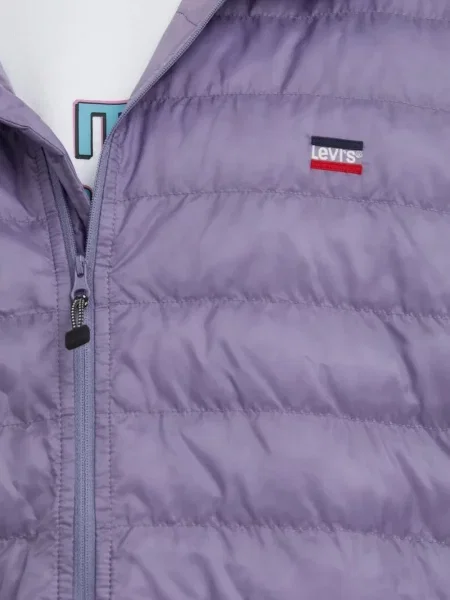 Kožne prugaste traperice Levi's® plava