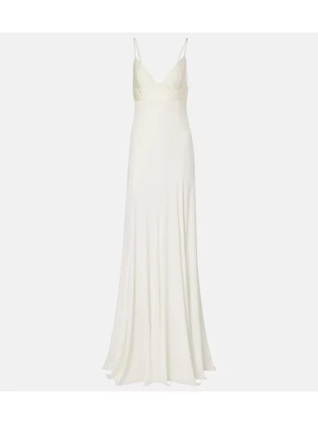 Rochie Jacquemus din jerseu alb