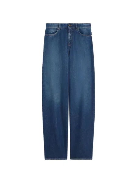 Blugi cu picior larg Max Mara albastru