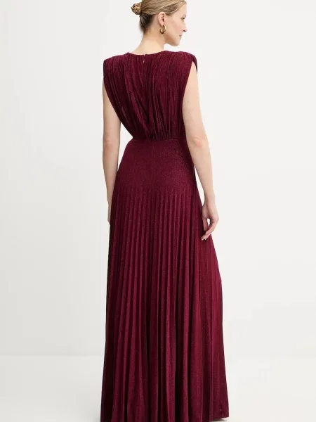 Elisabetta Franchi Rochie de seară Vișiniu bordo