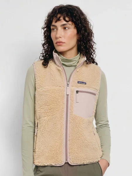 Patagonia Fleecová Vesta Classic Retro-X / světle růžová béžová