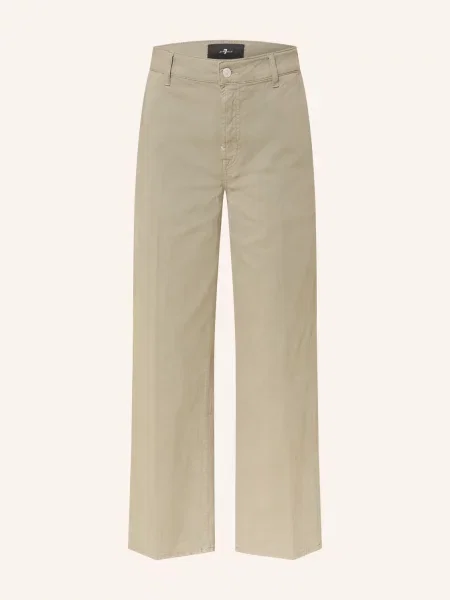 7 For All Mankind Džíny S Rovným Střihem Stovepipe Straight Ankle comfort twill military