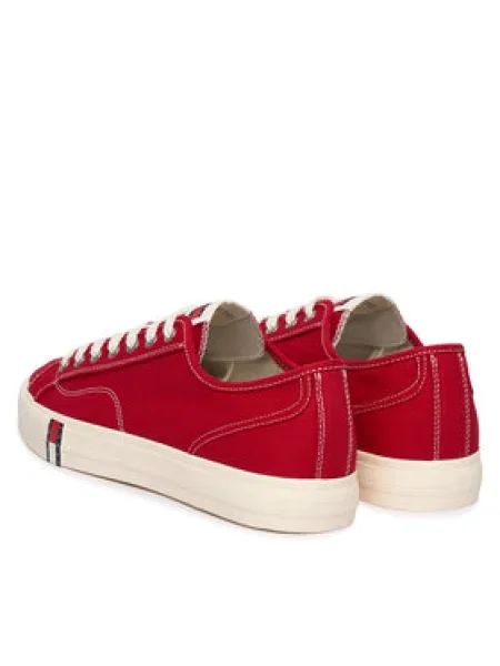 Tenisky Tommy Jeans Archive Vulc červená