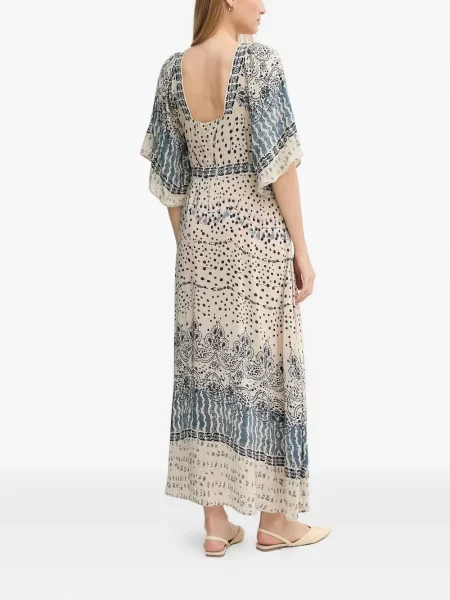 Rochie maxi Hoss Intropia cu broderie de costum