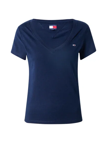 Tommy Jeans Tricou închis albastru