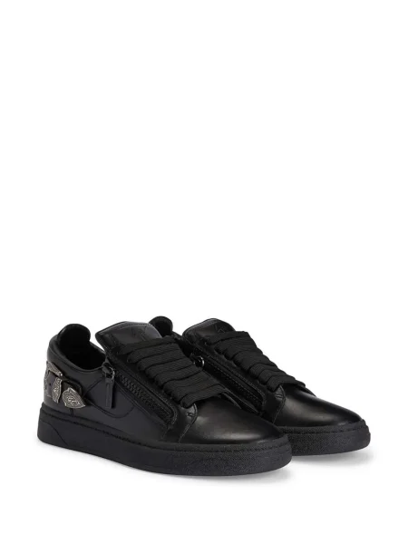 Sneakerși Giuseppe Zanotti din piele negru