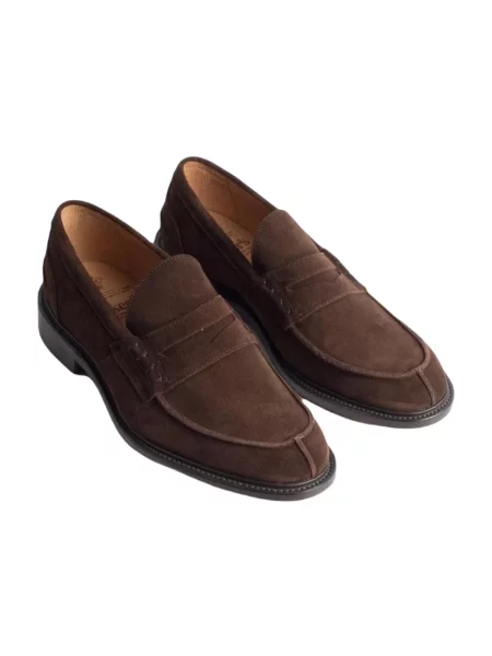 Półbuty Tricker's skórzane brązowe