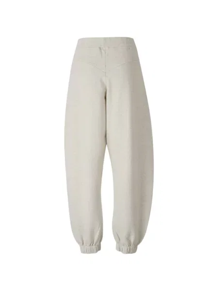 Pantaloni Off-white cu imagine alergare alb