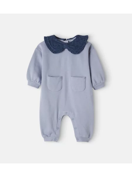 Gyerek fleece melegítő felső Emile Et Ida kék