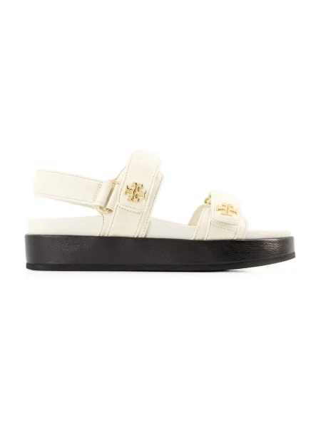 Sandały Tory Burch skórzane białe