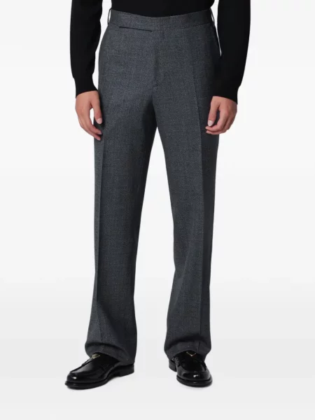 Pantaloni Lardini de lână gri