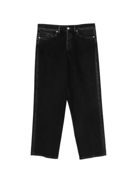 Cu centură blugi Nine In The Morning cu 5 buzunare negru