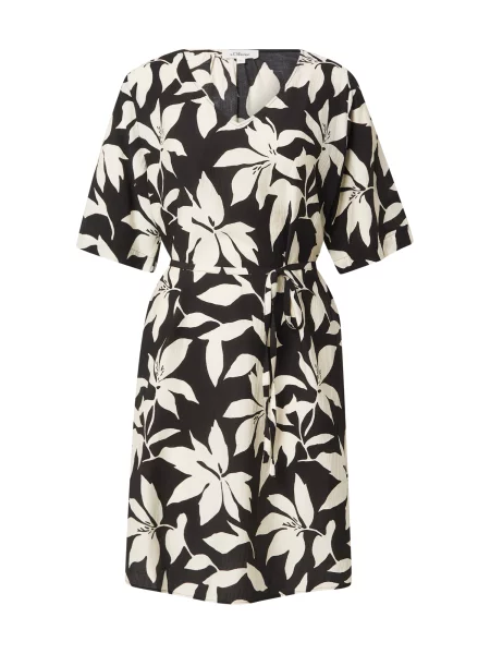 S.Oliver Rochie bej deschis negru