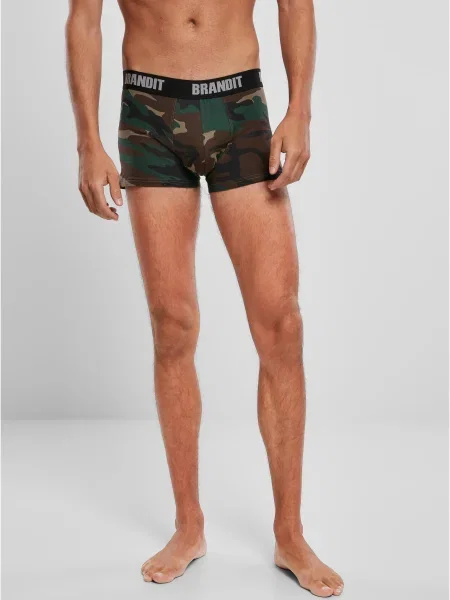 Brandit Boxeri maro / verde / kaki alb negru