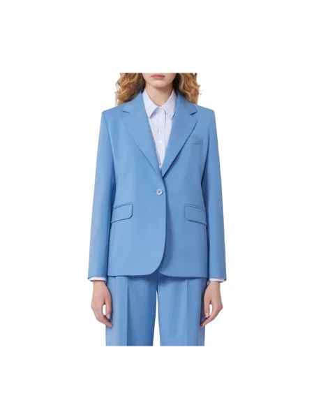 Marynarka Weekend Max Mara niebieska