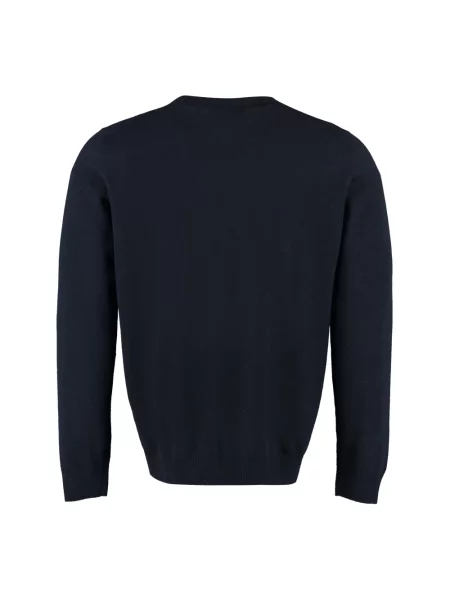 Sweter The (alphabet) niebieski