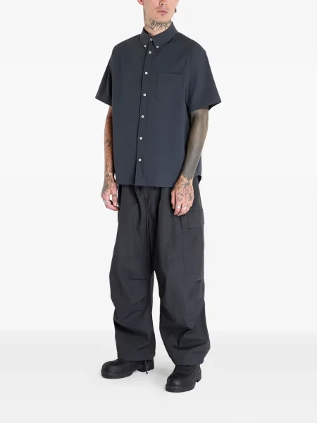 Top sport Nike din fleece plisat fără mâneci alb