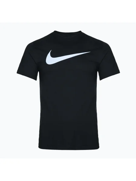 Мъжка тениска Nike Sportswear Swoosh black / white бяло