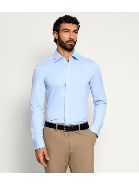 BOSS BLACK Cămașă | stretch negru