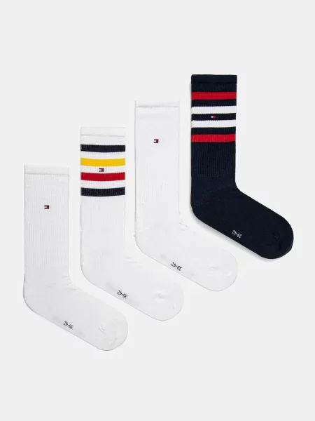 Nogavice Tommy Hilfiger mornarsko modra