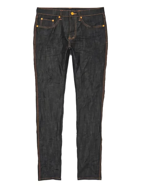 Blugi skinny Purple Brand skinny fit negru