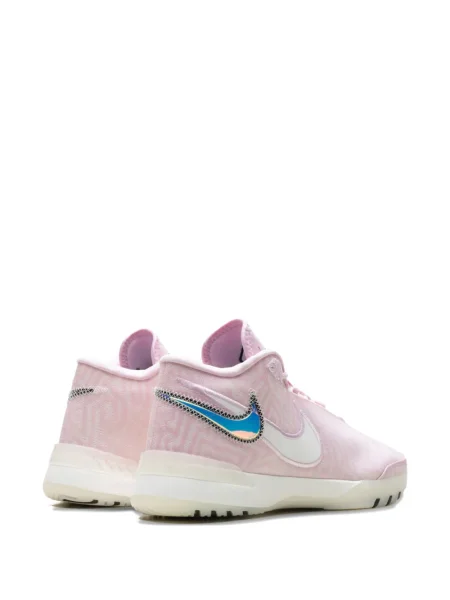 Baschet papuci Nike fără toc cu imagine roz