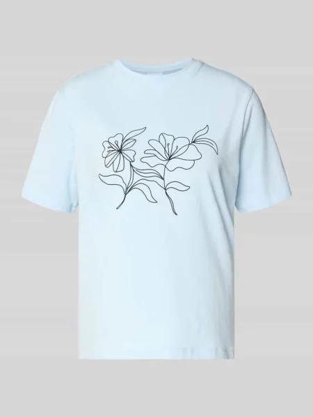 T-shirt z haftem model NORA' Vila