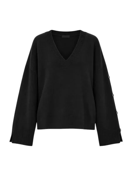Sweter Akep wełniany czarny