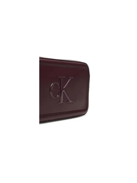 Calvin Klein crossbody torba za žene od imitacije kože ljubičasta
