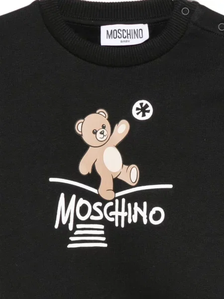 Sweter dziecięcy Moschino czarny