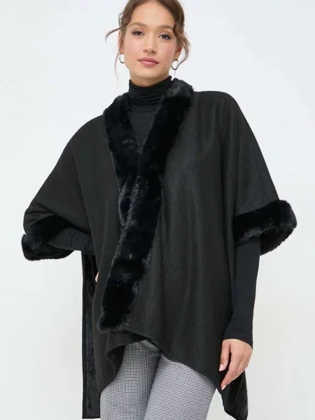 Ponczo Morgan czarne