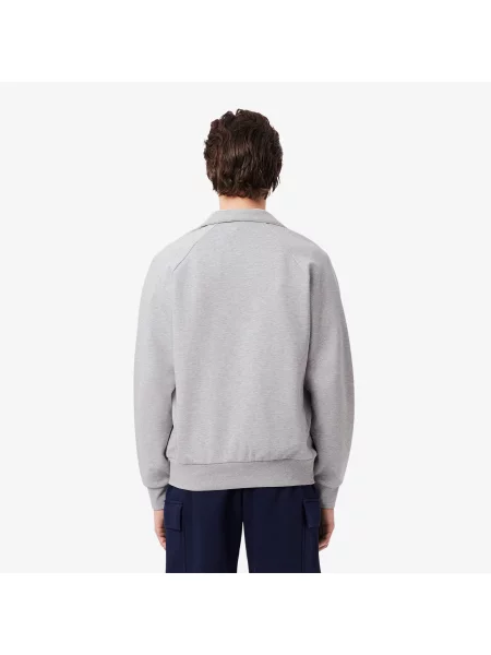 Lacoste Bluza Commuter Na Dwustronny Jersey szara