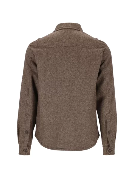 Geacă Al Duca D’aosta 1902 cu model herringbone maro