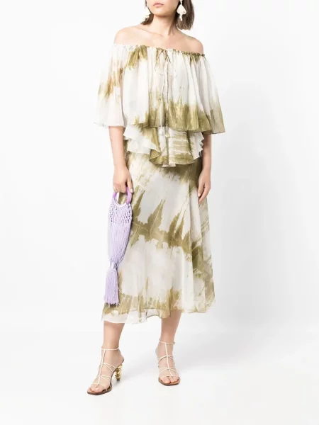 Tie-dye palaidinė Bambah balta
