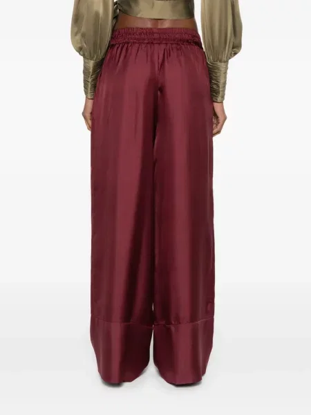 Pantaloni Pierre-louis Mascia cu model floral cu imagine roșu