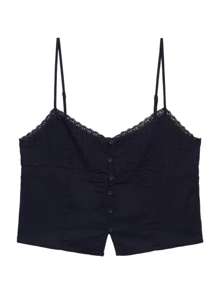 Pull&Bear Top PACIFIC tengerészkék